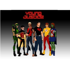 ZuTeam6 foaie zahar Young Justice 29x20cm